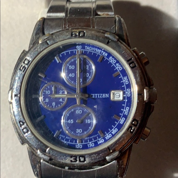 Stainless Steel Citizen Tachymeter Watch - Picture 2 of 9